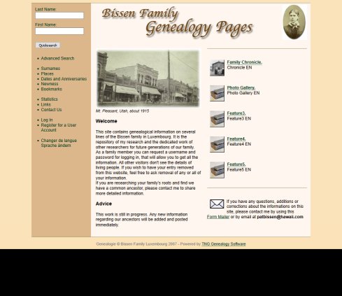 Bissen Family Genealogy Pages: Bissen Genealogy Luxembourg  Öffnungszeit