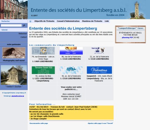 Entente des sociétés du Limpertsberg  Öffnungszeit