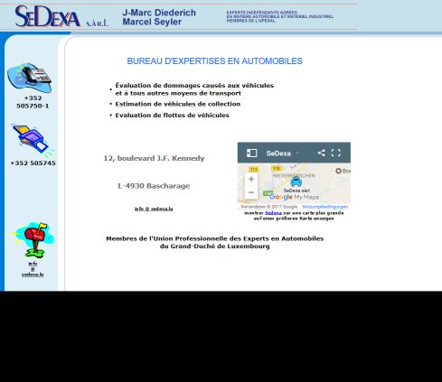 Bureau d'Expertises SeDexa sàrl Bascharage  Öffnungszeit