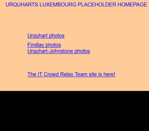 URQUHARTS LUXEMBOURG HOMEPAGE  Öffnungszeit